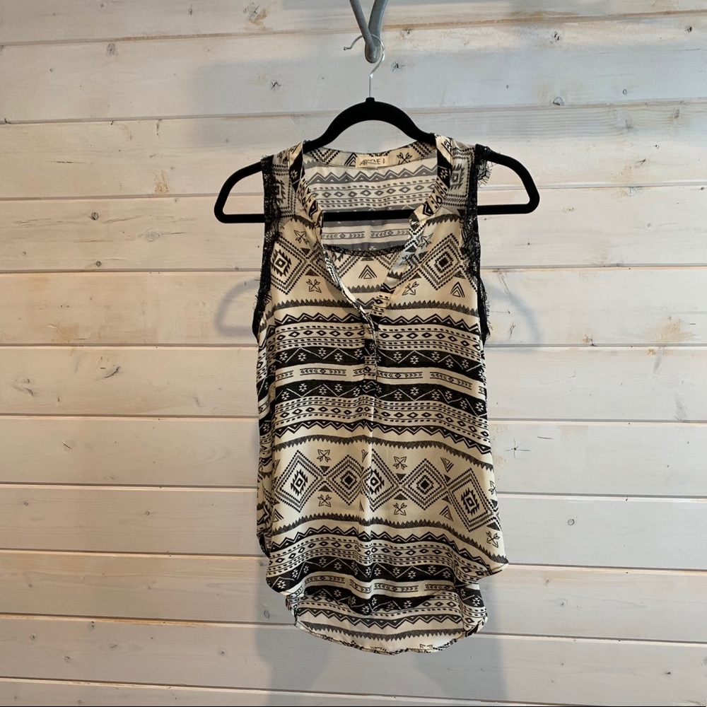 Ardene | Sleeveless Tribal Print Blouse